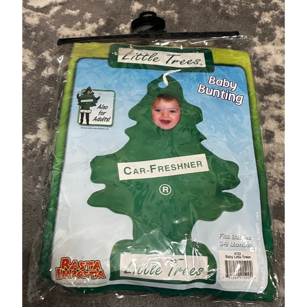 Rasta Imposta-Green Baby "Little Trees" Car-Freshener Halloween Costume 3-9 Mon